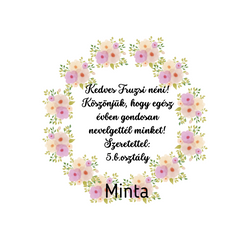 Virág nevelgetős ajándék