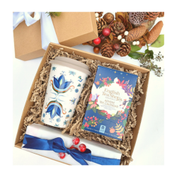 Azulejo love- azulejo mintás take away pohár adventi teaválogatással