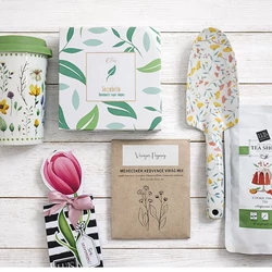 Méhecskék kedvence-  vadvirágkoszorús virágnevelgetős, kertészkedős anyák napi, tanév végi ajándék 