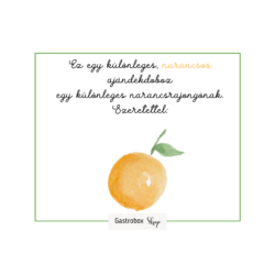 Narancsmánia- narancskedvelők ajándékdoboza