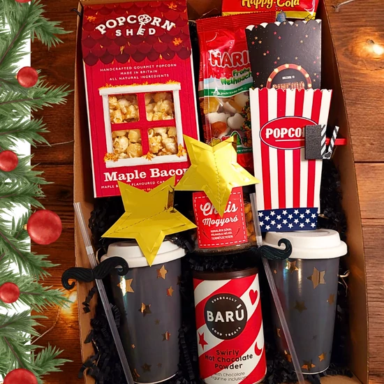 Movie night - ajándékdoboz otthoni mozizáshoz (közepes)