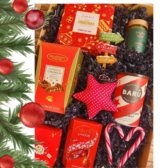 Családi ajándékdoboz - kandalló