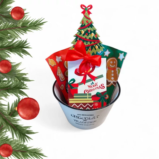 Karácsonyfa - forrócsokival, teával