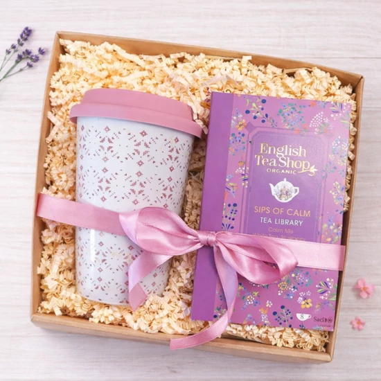 Tea library - teakönyv hordozható porcelán pohárral